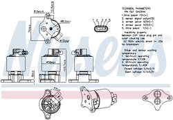 Supapa EGR Nissens 98206
