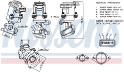 Supapa EGR Nissens 98237