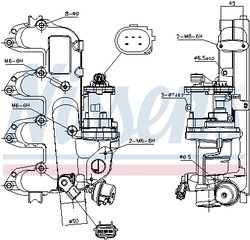 Supapa EGR Nissens 98239