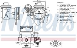 Supapa EGR Nissens 98268