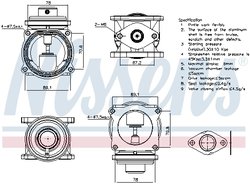 Supapa EGR Nissens 98295