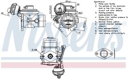 Supapa EGR Nissens 98302