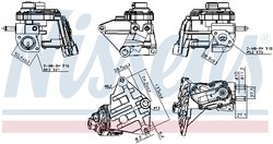 SUPAPA EGR NISSENS 98348 - Compatibil cu AUDI, SEAT, SKODA, VW