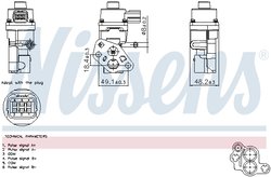 SUPAPA EGR NISSENS 98365 - Compatibil cu MAZDA
