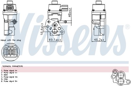 Supapa EGR Nissens 98365