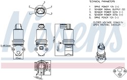 SUPAPA EGR NISSENS 98371 - Compatibil cu SEAT, VW
