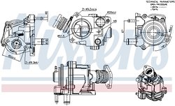 Supapa EGR Nissens 98424