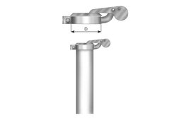 CLAPETA PLOAIE, TEAVA IESIRE DINEX 98427 - Compatibil cu RENAULT TRUCKS, VOLVO