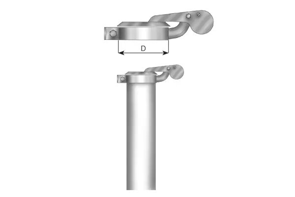 CLAPETA PLOAIE, TEAVA IESIRE DINEX 98427 - Compatibil cu RENAULT TRUCKS, VOLVO