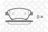 Set placute frana Stellox 987 000B-SX