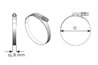 Colier esapament Dinex 98875