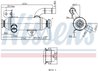 RADIATOR RECIRCULARE GAZE ESAPAMENT NISSENS 989279 - Compatibil cu CITROEN, PEUGEOT
