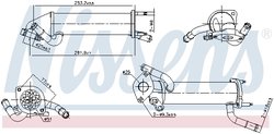 RADIATOR RECIRCULARE GAZE ESAPAMENT NISSENS 989449 - Compatibil cu FORD