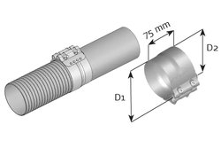 COLIER ESAPAMENT DINEX 99328 - Compatibil cu DAF