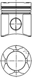 PISTON KOLBENSCHMIDT 99330600 - Compatibil cu AYATS, ERF, KING LONG, MAN, MAZ, MAZ-MAN, NEOPLAN, VAN HOOL