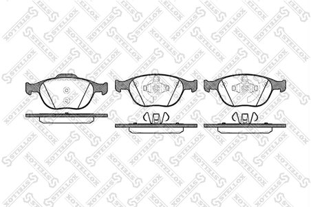 Set placute frana Stellox 995 000-SX
