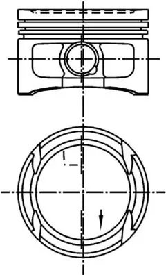 PISTON KOLBENSCHMIDT 99562620 - Compatibil cu AUDI, SEAT, SKODA, VW