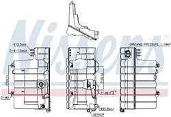VAS EXPANSIUNE LICHID RACIRE NISSENS 996037 - Compatibil cu DAF