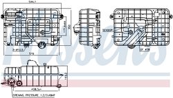 VAS EXPANSIUNE LICHID RACIRE NISSENS 996053 - Compatibil cu MERCEDES-BENZ