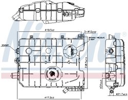 VAS EXPANSIUNE LICHID RACIRE NISSENS 996058 - Compatibil cu RENAULT TRUCKS, VOLVO