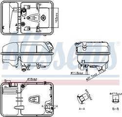 VAS EXPANSIUNE LICHID RACIRE NISSENS 996074 - Compatibil cu DAF