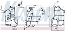 VAS EXPANSIUNE LICHID RACIRE NISSENS 996176 - Compatibil cu LAND ROVER, VOLVO