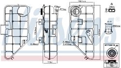 VAS EXPANSIUNE LICHID RACIRE NISSENS 996182 - Compatibil cu MERCEDES-BENZ