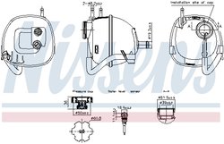 VAS EXPANSIUNE LICHID RACIRE NISSENS 996222 - Compatibil cu OPEL, SAAB, VAUXHALL