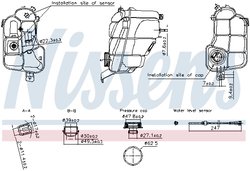 VAS EXPANSIUNE LICHID RACIRE NISSENS 996294 - Compatibil cu FORD