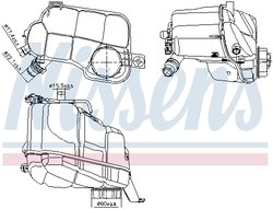 Vas expansiune lichid racire Nissens 996297