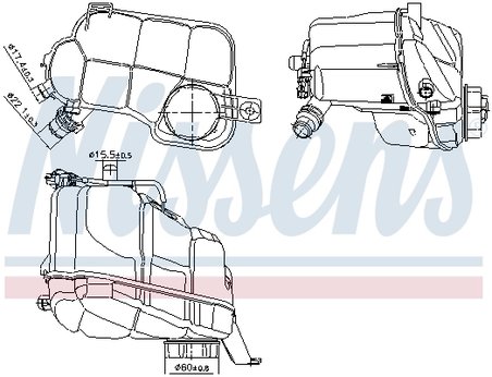 VAS EXPANSIUNE LICHID RACIRE NISSENS 996297 - Compatibil cu VOLVO