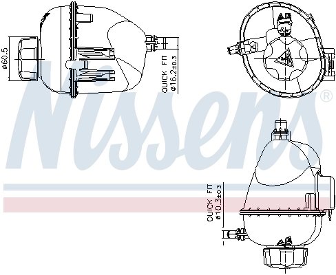 Vas expansiune lichid racire Nissens 996317