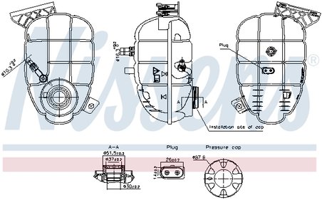 VAS EXPANSIUNE LICHID RACIRE NISSENS 996325 - Compatibil cu BMW