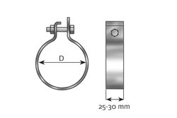 COLIER ESAPAMENT DINEX 99778 - Piesa auto compatibila cu mai multe marci