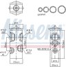 SUPAPA EXPANSIUNE CLIMA NISSENS 999350 - Compatibil cu OPEL, PEUGEOT, SAAB, SEAT, VAUXHALL, VW