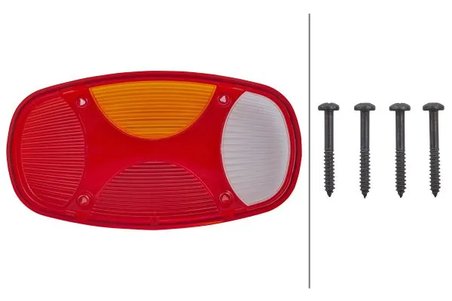 DISPERSOR LAMPA SPATE HELLA 9EL 343 142-001 - Piesa auto compatibila cu mai multe marci