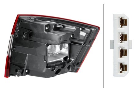STOP SPATE HELLA 9EL 354 848-031 - Compatibil cu SKODA