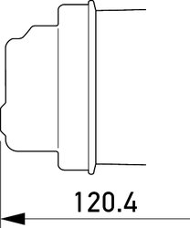 Acoperire, far faza lunga HELLA 9GH 145 943-001