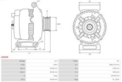Alternator AS-PL A0049