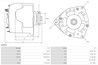 ALTERNATOR AS-PL A0053 - Compatibil cu DAF, MAZ, MERCEDES-BENZ, VW