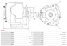 ALTERNATOR AS-PL A0090 - Compatibil cu AUDI, SEAT, VW