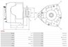 ALTERNATOR AS-PL A0094 - Compatibil cu AUDI, FORD, FORD USA, SEAT, VW