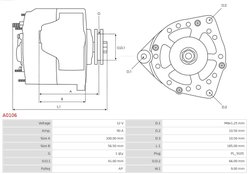 Alternator AS-PL A0106