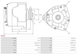 Alternator AS-PL A0141