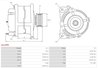 ALTERNATOR AS-PL A0149PR - Compatibil cu IVECO, MULTICAR, RENAULT, RENAULT TRUCKS