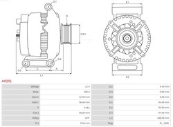 Alternator AS-PL A0201