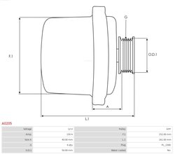 Alternator AS-PL A0205