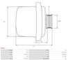 ALTERNATOR AS-PL A0226 - Compatibil cu BMW, LAND ROVER