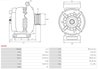 ALTERNATOR AS-PL A0430 - Compatibil cu VOLVO