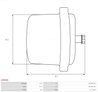 ALTERNATOR AS-PL A0556S - Compatibil cu VW